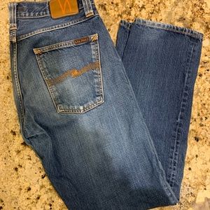 Nudie Jeans Steady Eddie Whistle Blue